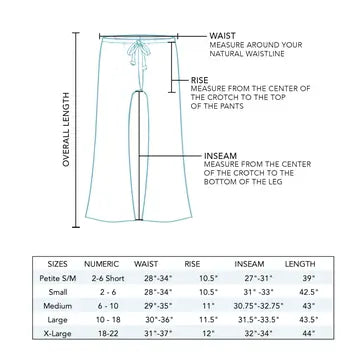Deep Teal Wide Leg Drawstring Pants