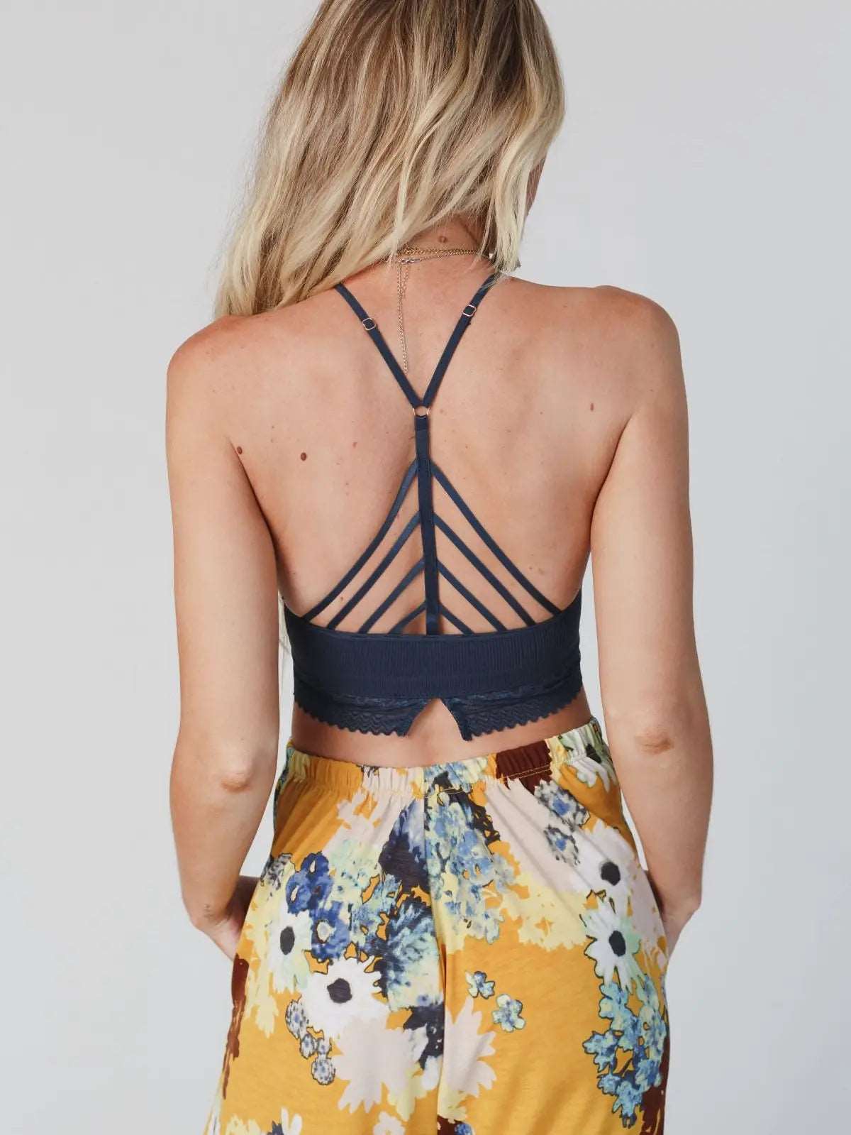 Light of the Moon Bralette- Blue Gray