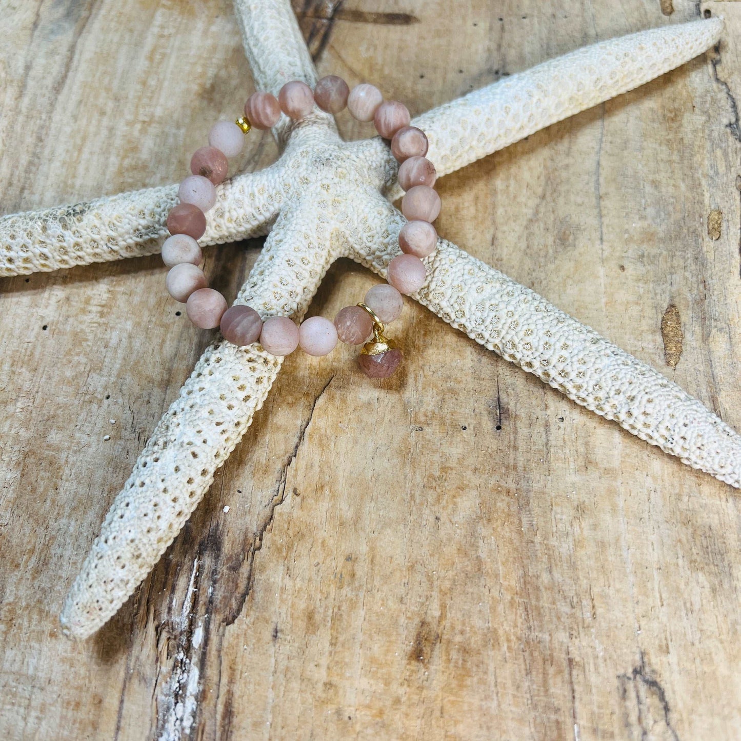 Star Cut Charm Bracelet Opal Tides