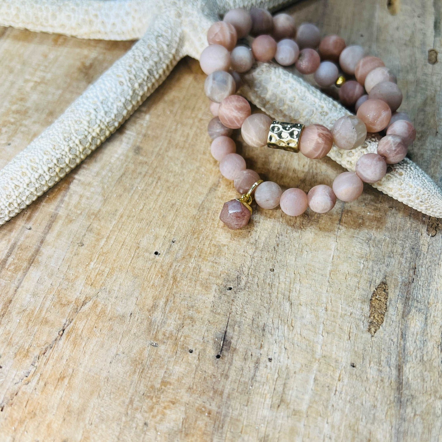 Star Cut Charm Bracelet Opal Tides