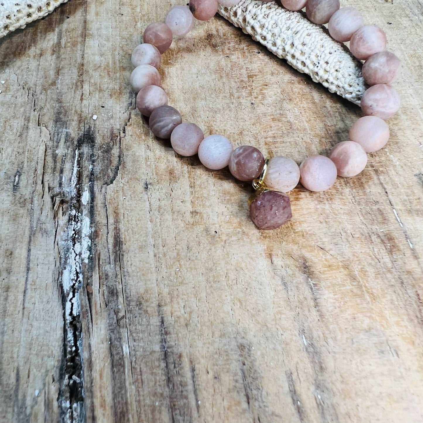 Star Cut Charm Bracelet Opal Tides