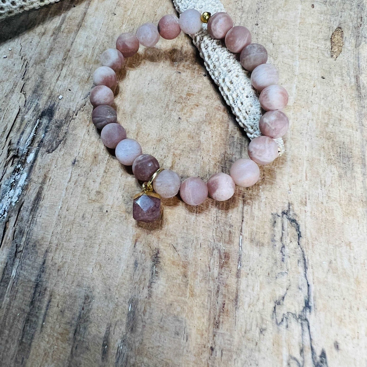Star Cut Charm Bracelet Opal Tides