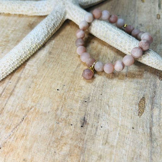 Star Cut Charm Bracelet Opal Tides